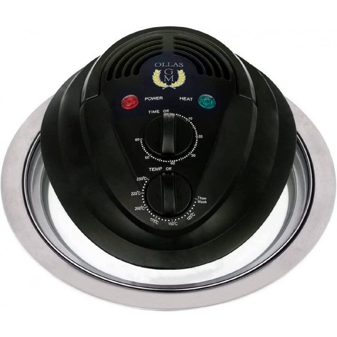 Coperchio-forno per cucina programmabile con anello adattatore