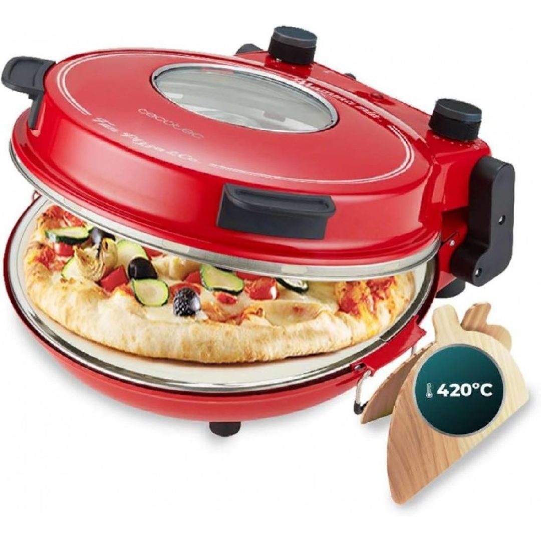 Forno grill elettrico per pizza Fun Pizza&Co Mamma Mia Vista