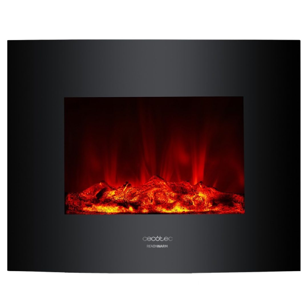 Caminetto elettrico da parete Ready Warm 2600 Curved Flames